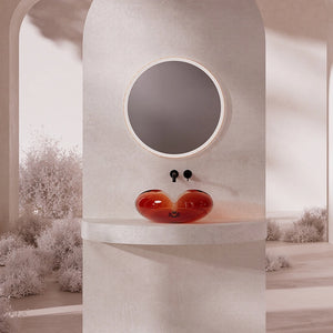 MonBlari FLOWER Series bathroom sink featuring a sculptural inspired silhouette
