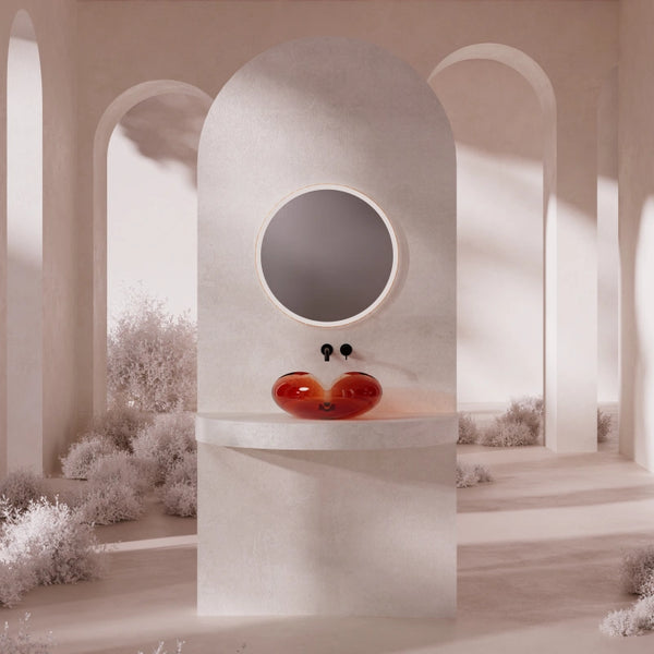 Modern FLOWER Series bathroom basin with elegant design by MonBlari