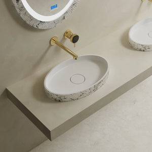 MonBlari XS Series Solid Surface Bathroom Countertop Basin