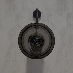 MonBlari HALO Series modern pedestal sink with transparent acrylic