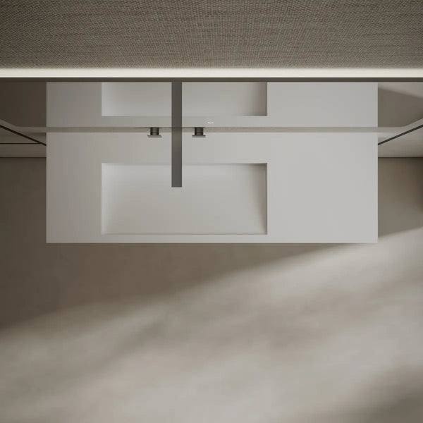 Large wall mounted bathroom sink  solid surface wash basin contemporary bathroom design