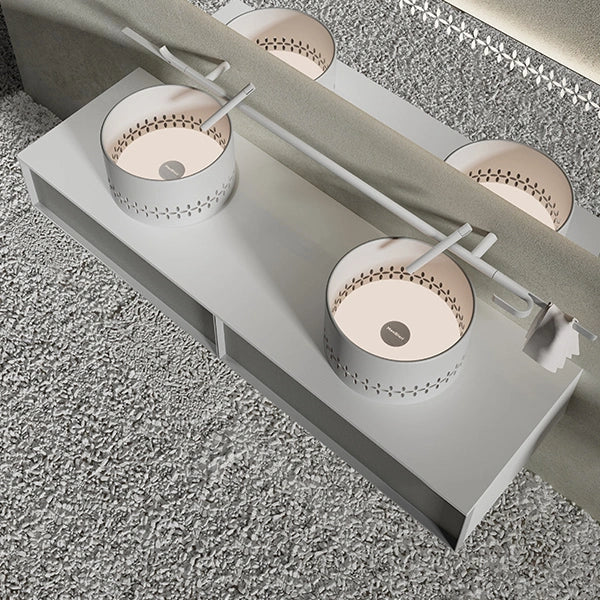 Luxury linglong series bathroom vanity with sculptural  design