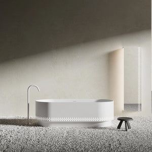 MonBlari Linglong Series Freestanding Bathtub Luxury Soaking Tub