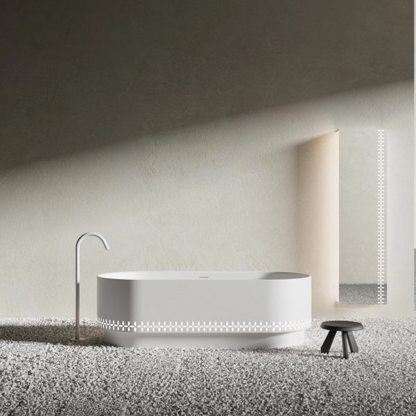 MonBlari Linglong Series Freestanding Bathtub Luxury Soaking Tub