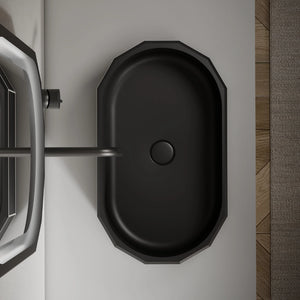 MonBlari BERYL series modern vessel sink in modern bathroom