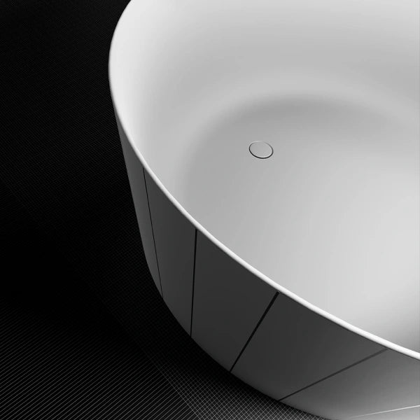 Modern swing series sculptural bathtub in premium finish
