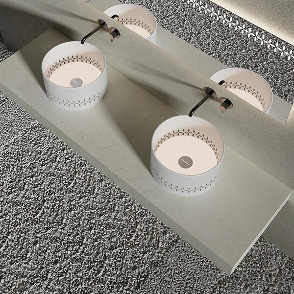 MonBlari linglong series vessel sink side top view close-up