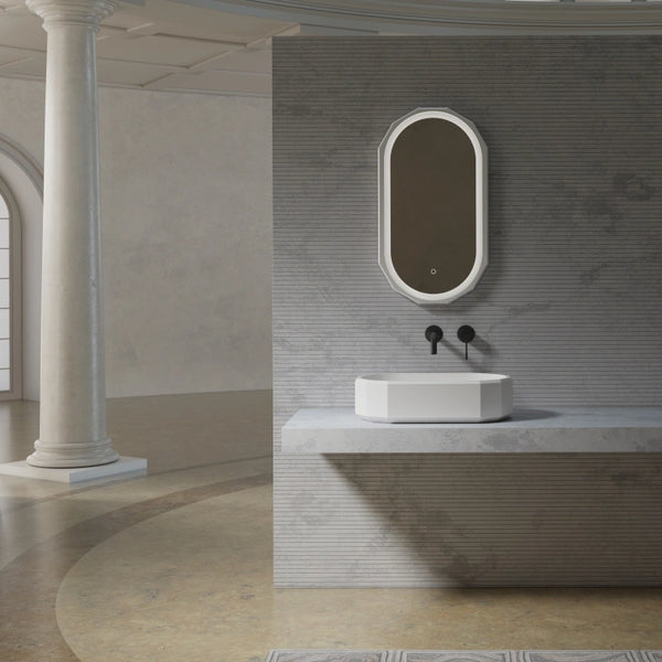 Modern MonBlari BERYL Series countertop bathroom sink with minimalist design