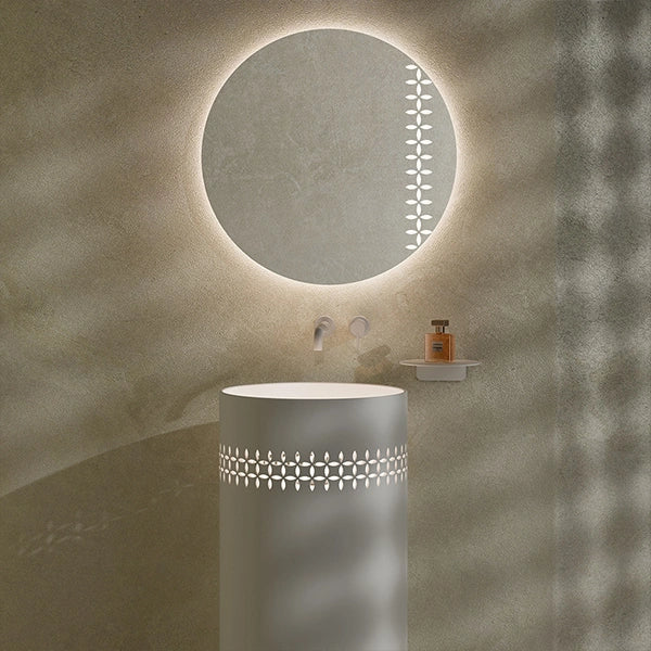 MonBlari linglong series pedestal sink with sculptural design