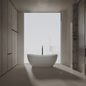 MonBlari TW-8505 Solid Surface Double Slipper Bathtub 1500mm - 1700mm