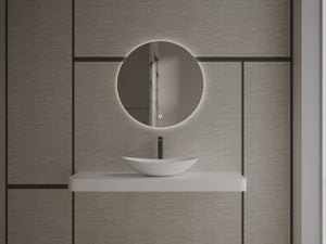 MonBlari XA-A76 Solid Surface Vessel Bowl Sink Bathroom Sink 600mm