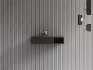 MonBlari TW-G281 Solid Surface Wall Mount Vessel Bathroom Sink 800mm