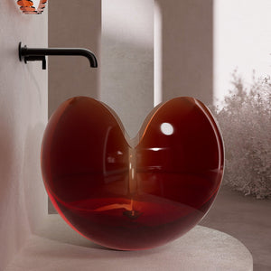 Contemporary countertop vessel basin for stylish bathroom