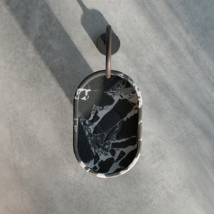 MonBlari STRATA Series contemporary freestanding marble basin