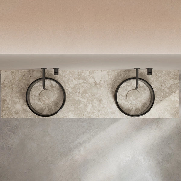 MonBlari STRATA Series marble countertop basin with acrylic layer