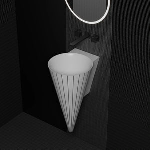 MonBlari SWING Series contemporary bathroom wall sink