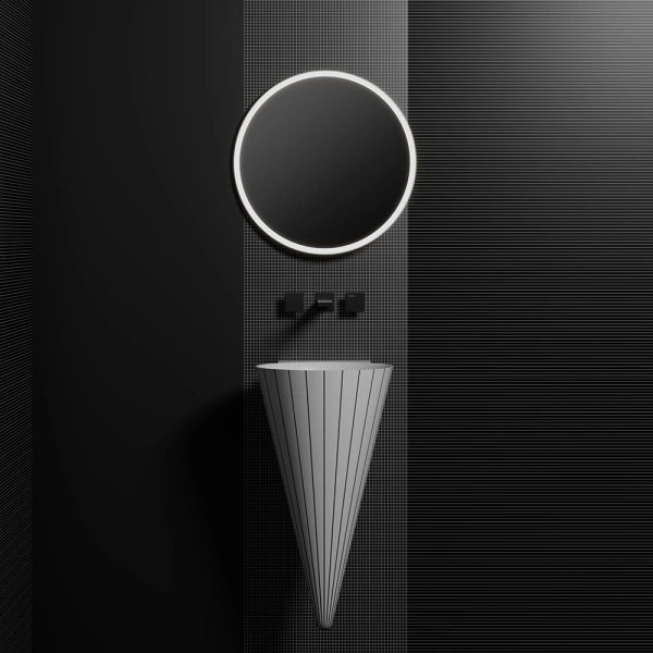 MonBlari SWING Series modern wall hung bathroom basin