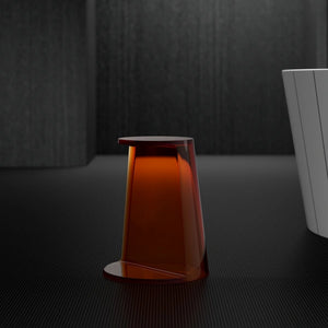 MonBlari SWING Series transparent resin shower stool
