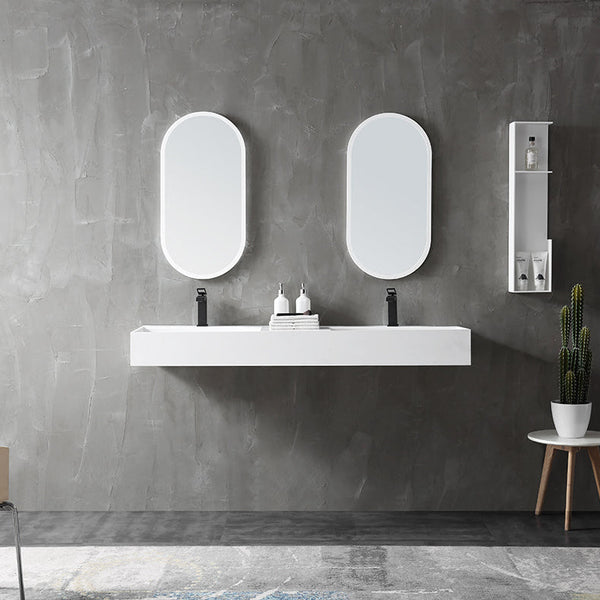 Solid surface vessel bowl sink bathroom sink