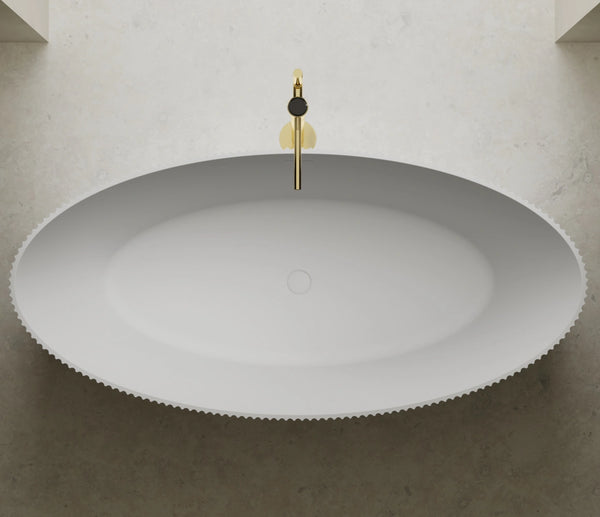 MonBlari XS Series luxury freestanding solid surface bathroom tub
