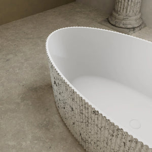 MonBlari XS Series luxury freestanding solid surface bathroom tub