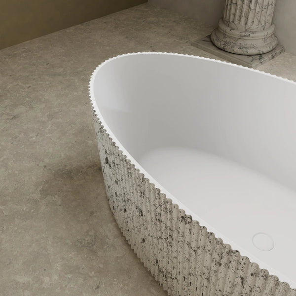 MonBlari XS Series luxury freestanding solid surface bathroom tub