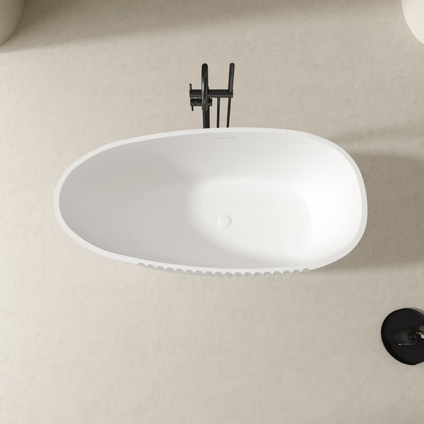 MonBlari Acrylic Freestanding Bathtub XY-5005-GW-TopView
